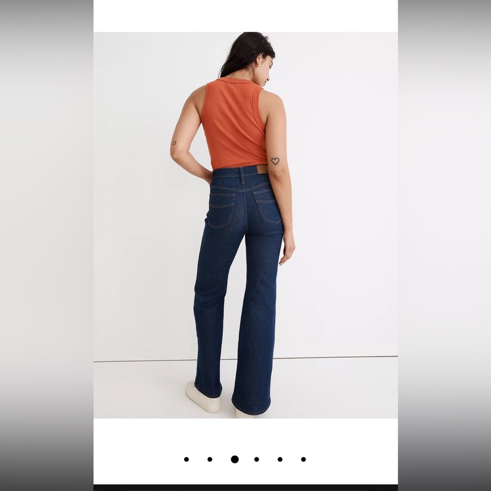 Madewell 11” high rise flare jeans - Picture 1 of 9